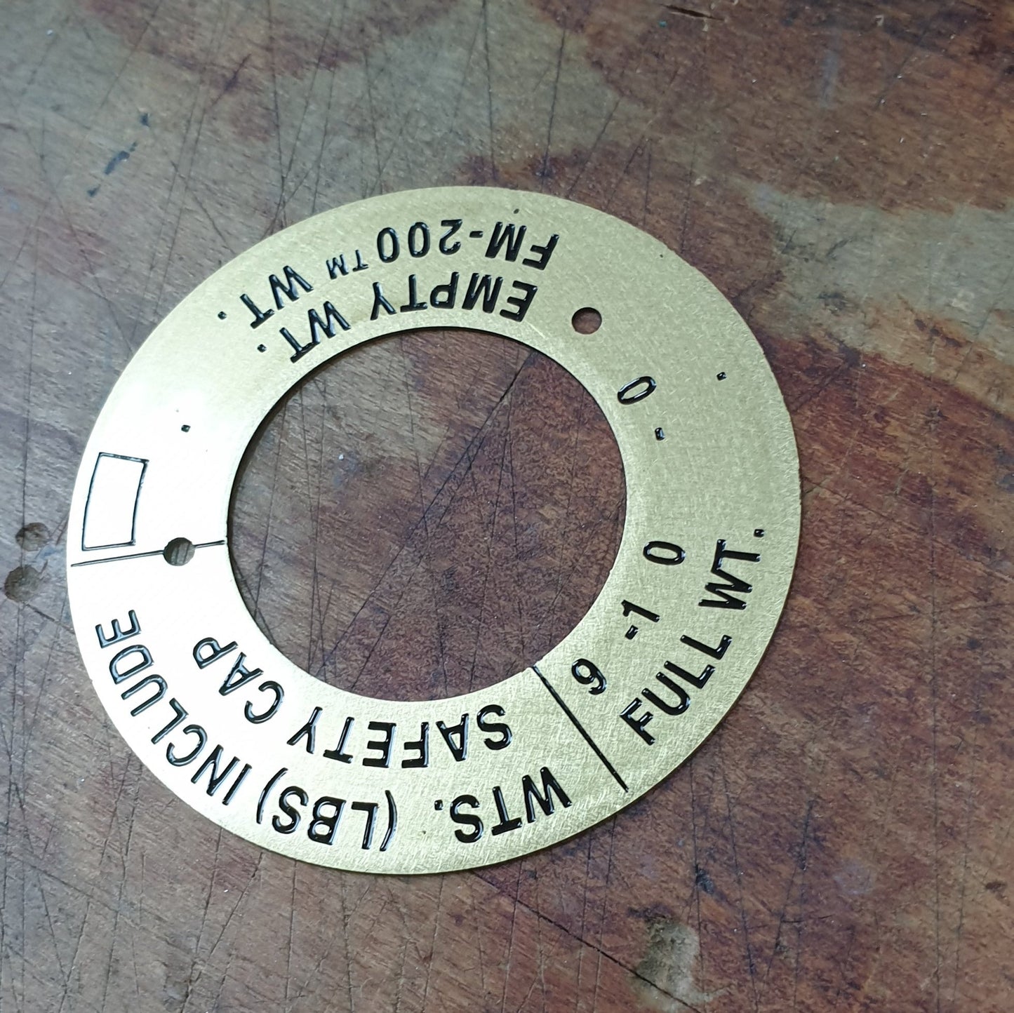Brass Black Etching